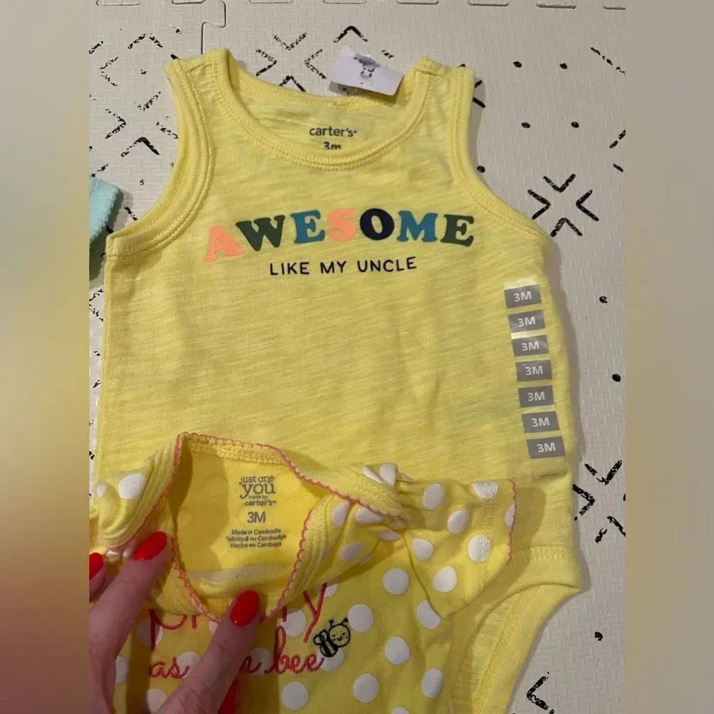 Bundle of baby girl onesies 3m‎
